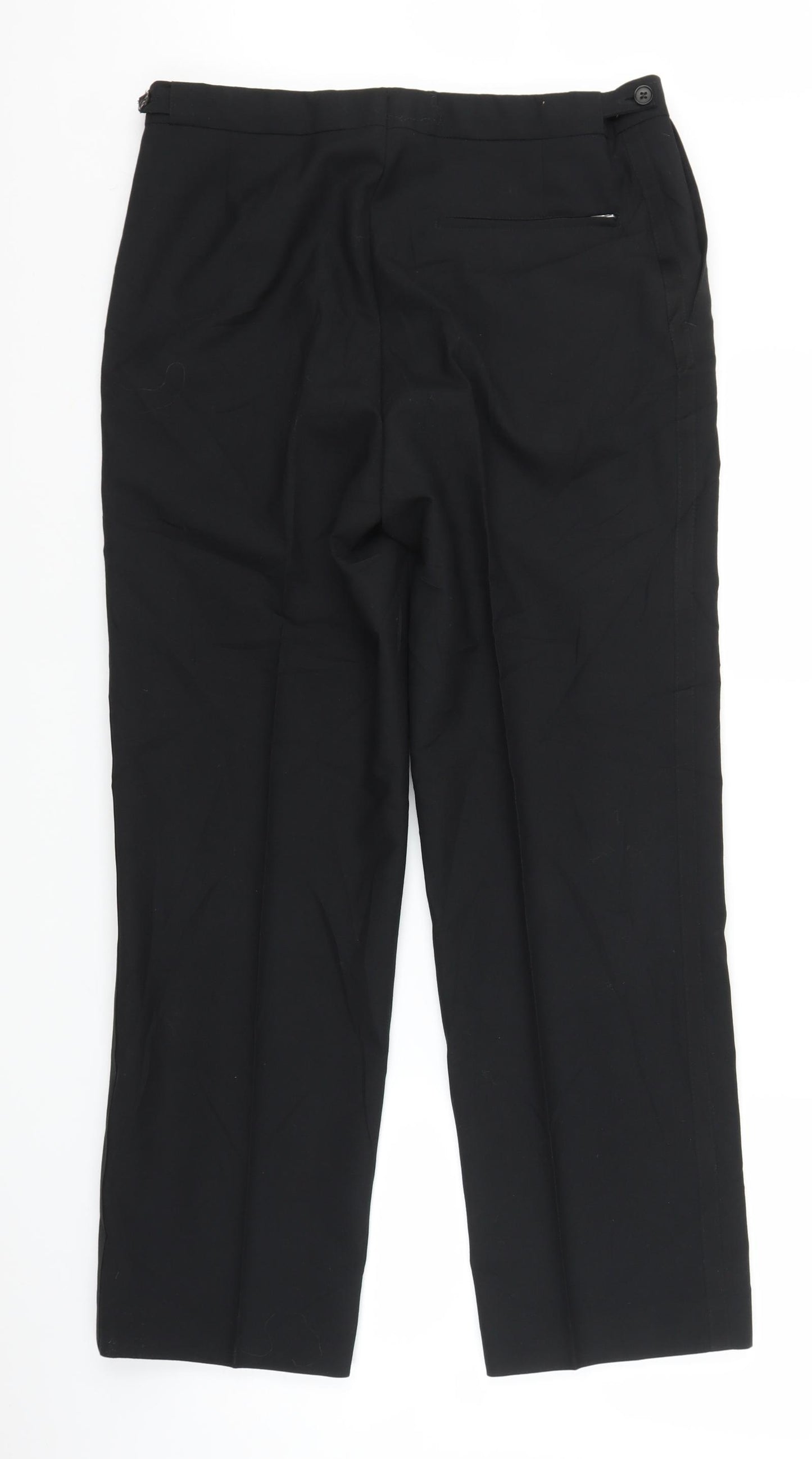 Preworn Mens Black   Trousers  Size 34 in L27 in