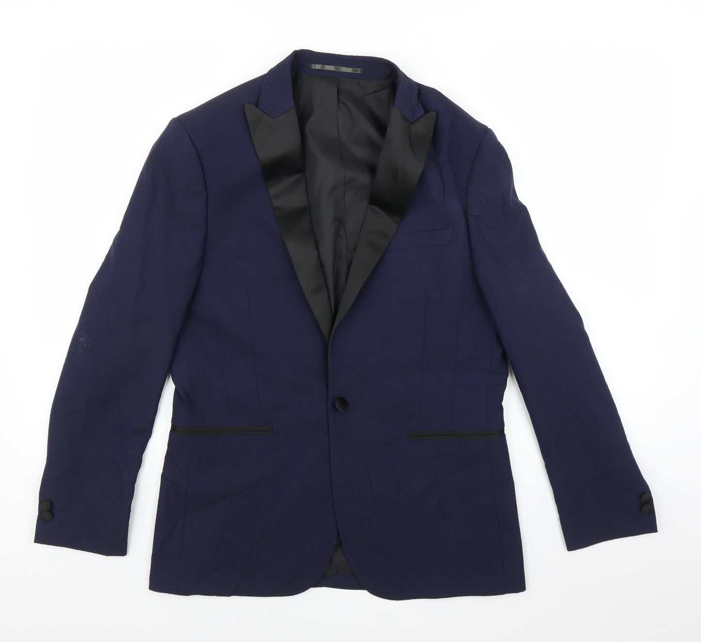 Moss Bros Mens Blue   Jacket Suit Jacket Size 38