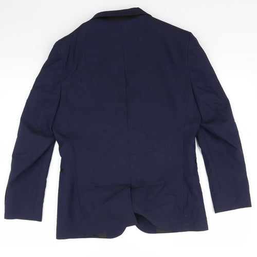 Moss Bros Mens Blue   Jacket Suit Jacket Size 38