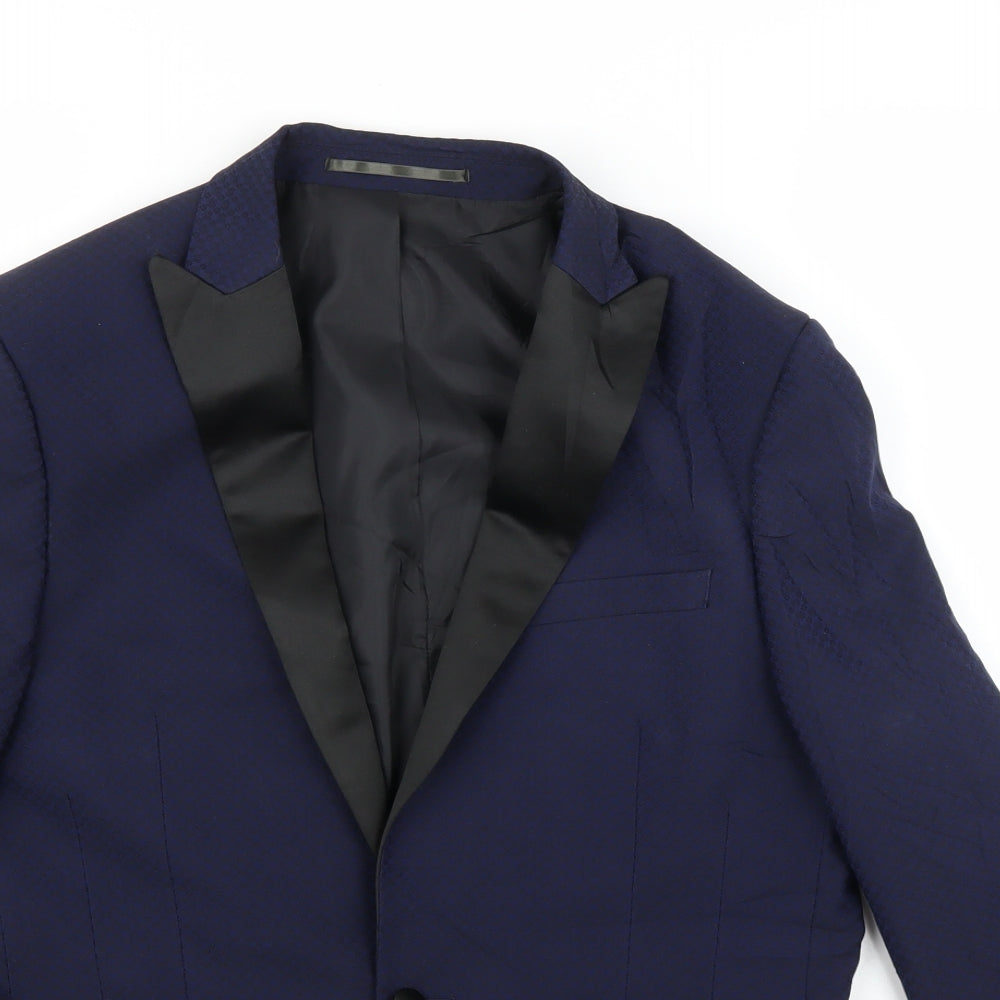 Moss Bros Mens Blue   Jacket Suit Jacket Size 38