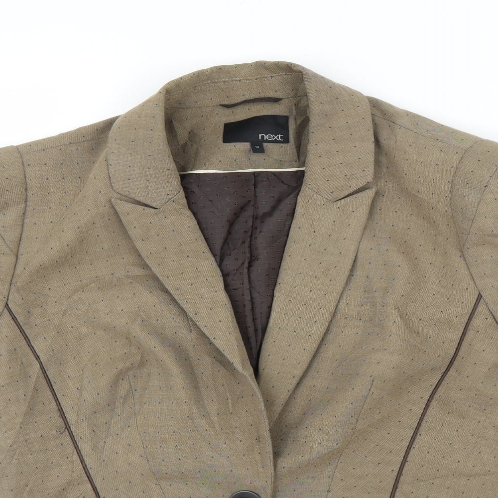 NEXT Womens Brown   Jacket Blazer Size 12