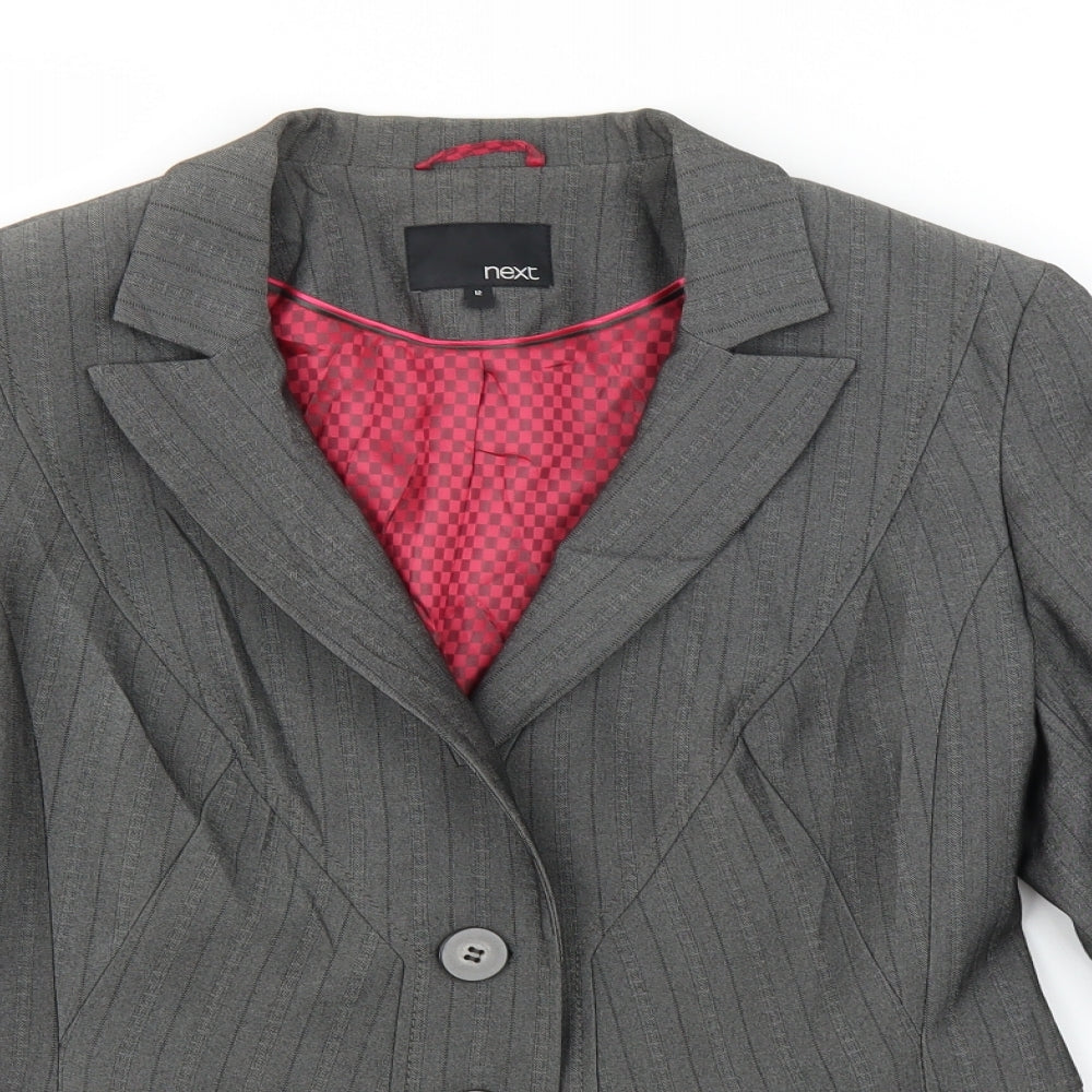NEXT Womens Grey   Jacket Blazer Size 12