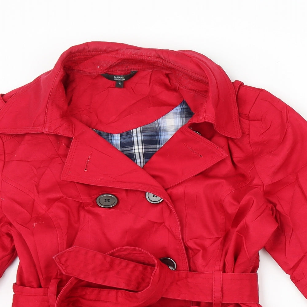 Marks and Spencer Womens Red   Jacket  Size 12