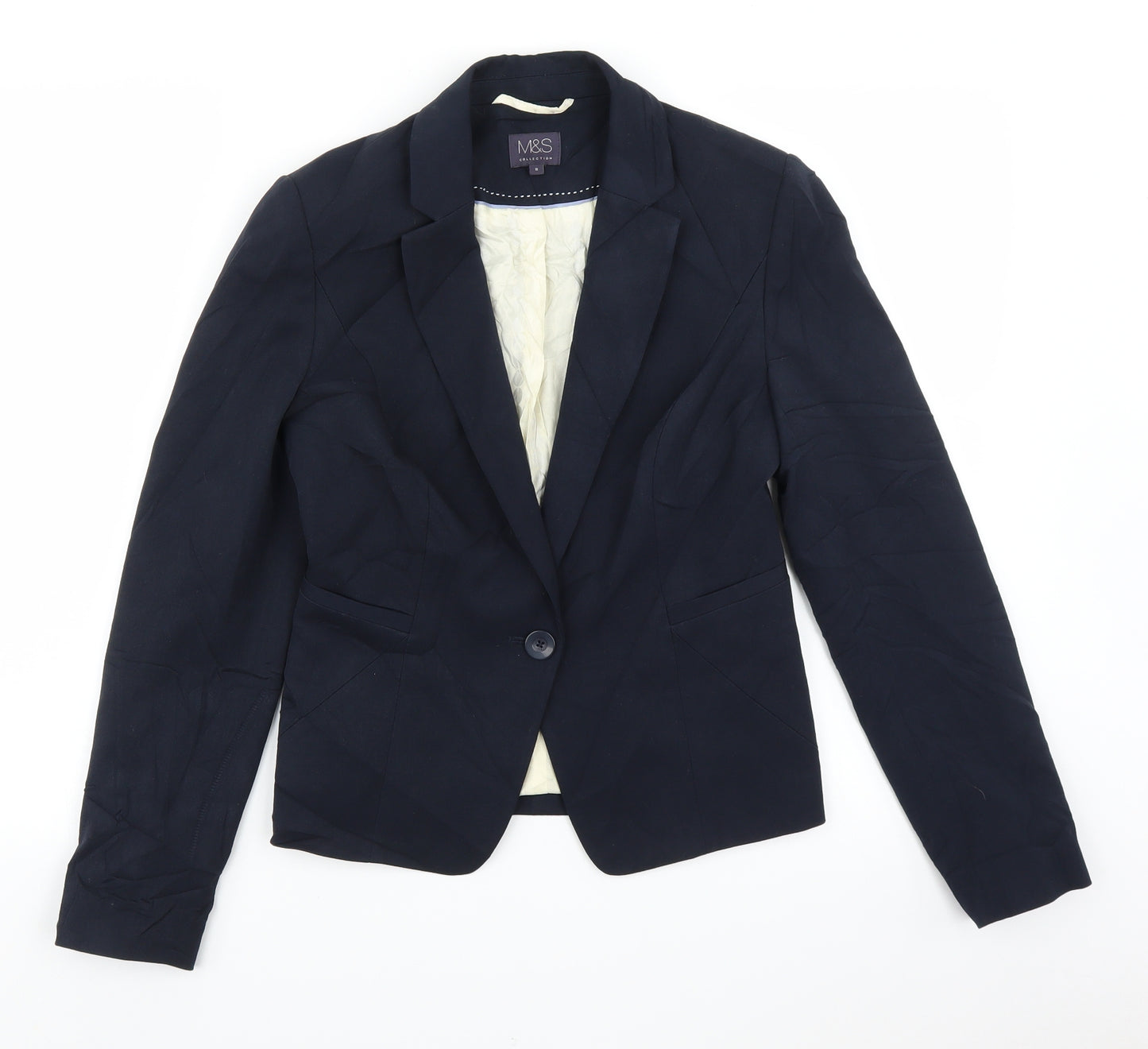 Marks and Spencer Womens Blue   Jacket Blazer Size 8