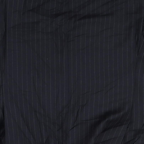 Marks and Spencer Mens Black Striped  Jacket Suit Jacket Size 46