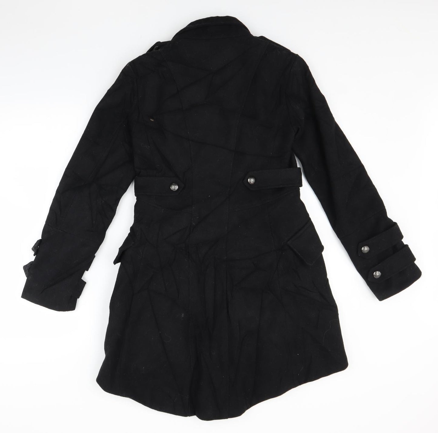 Firetrap Womens Black   Overcoat Coat Size S