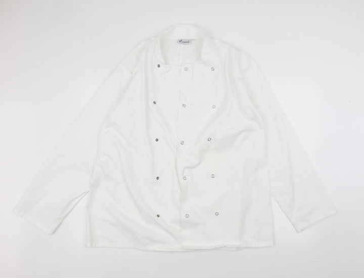 Premier Mens White Button-Up Size L