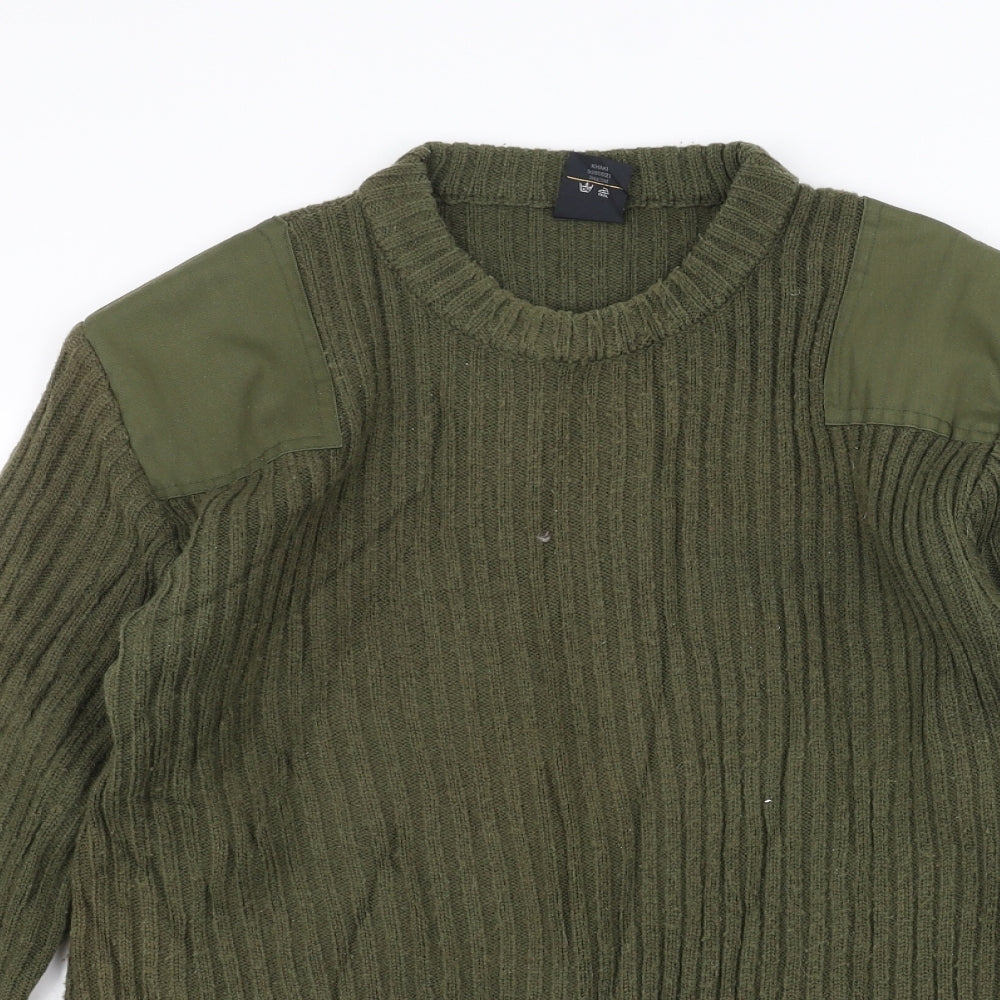 BHS Mens Green   Pullover Jumper Size L