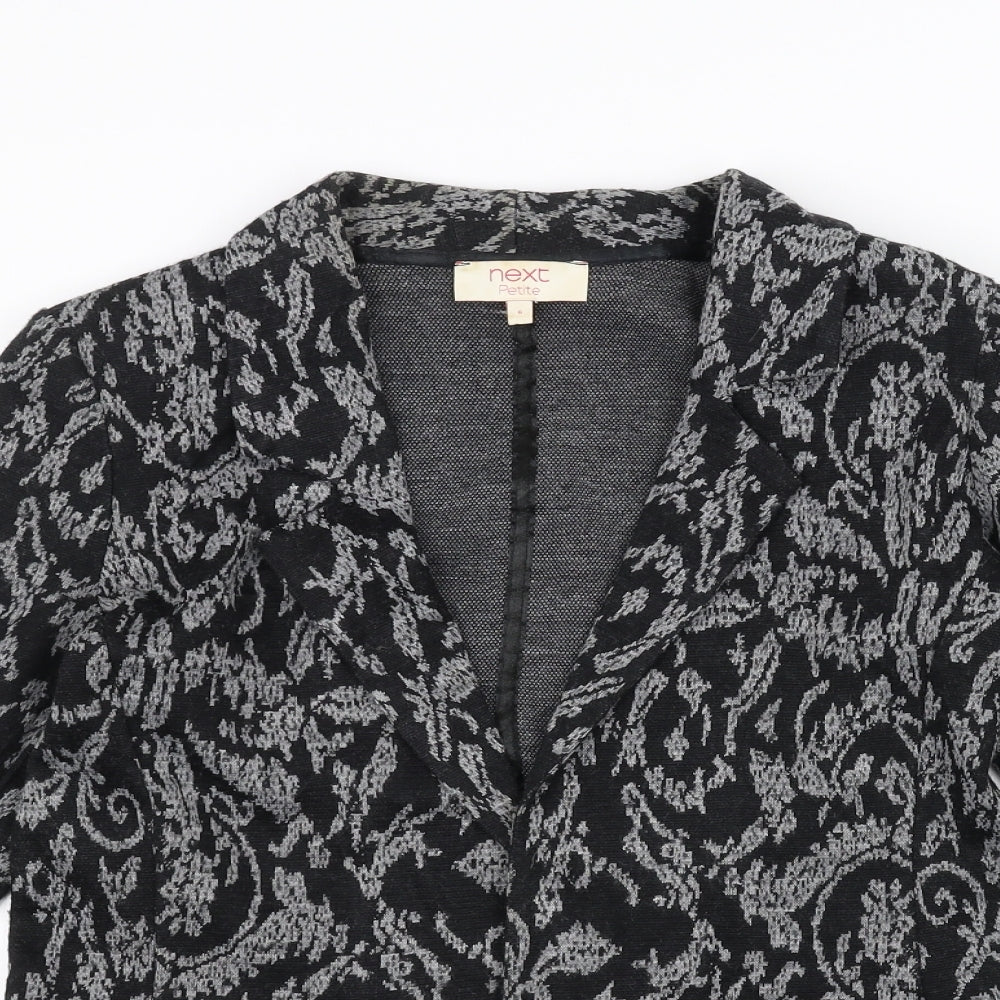 NEXT Womens Black Floral  Jacket  Size 6