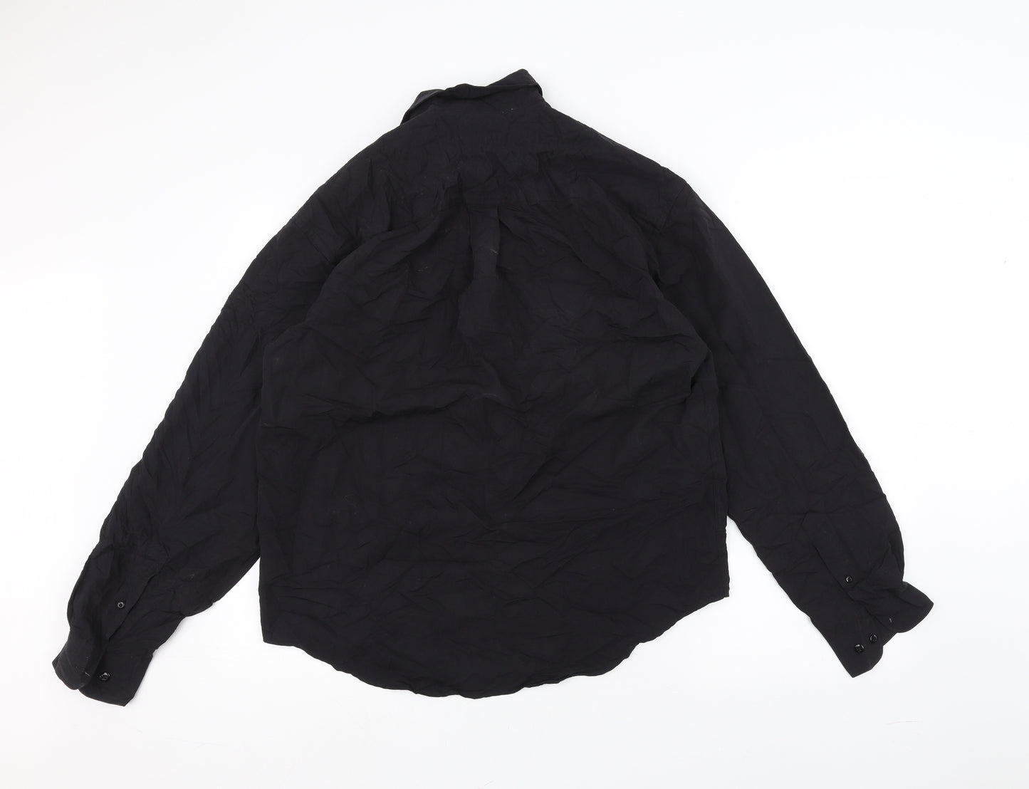 Ciro Citterio Mens Black    Dress Shirt Size M