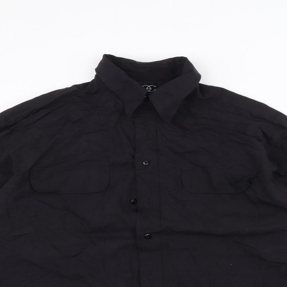 Ciro Citterio Mens Black    Dress Shirt Size M