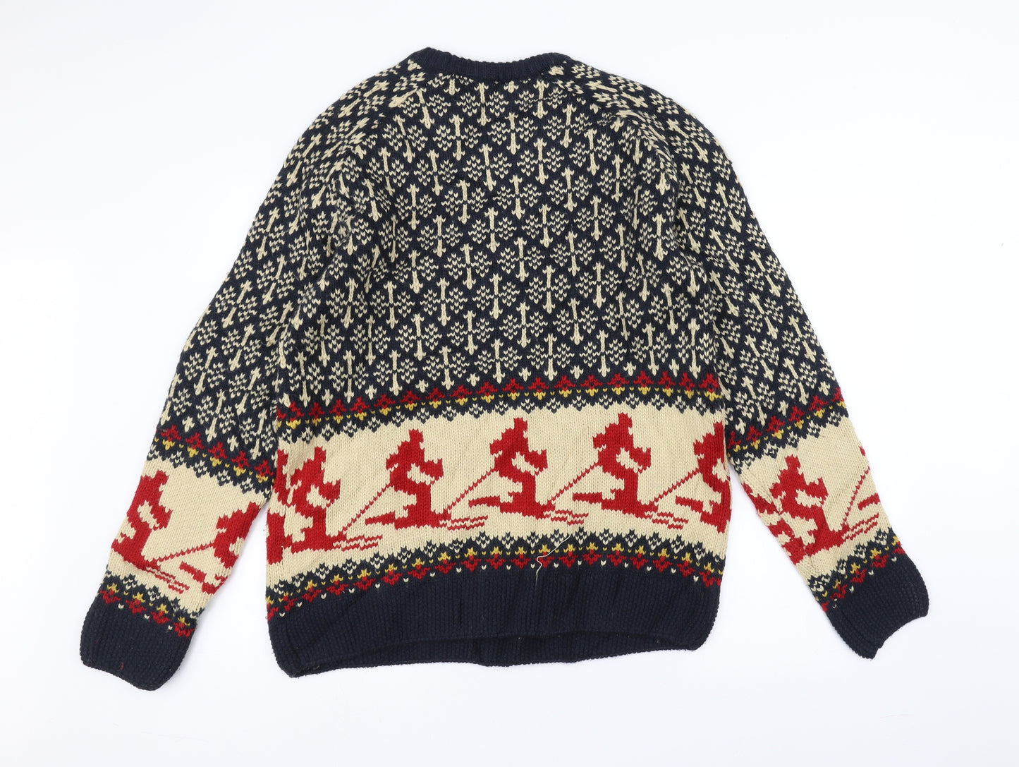 Cedar Wood State Womens Blue  Knit Pullover Jumper Size M