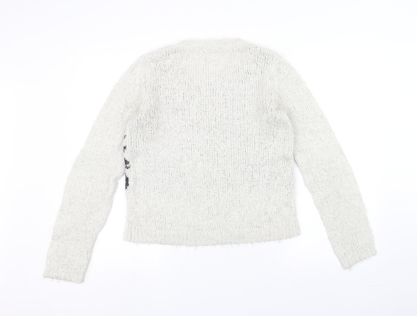 Dorothy Perkins Womens White   Pullover Jumper Size 14