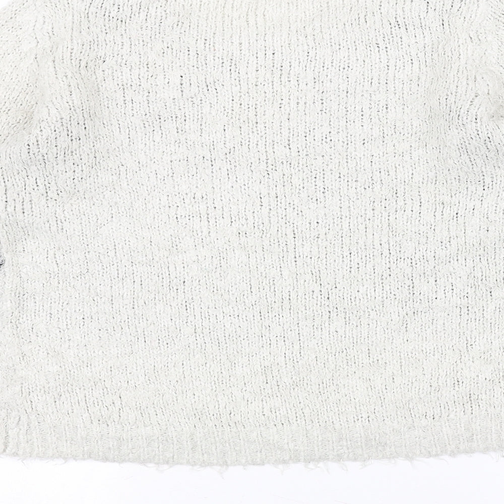 Dorothy Perkins Womens White   Pullover Jumper Size 14