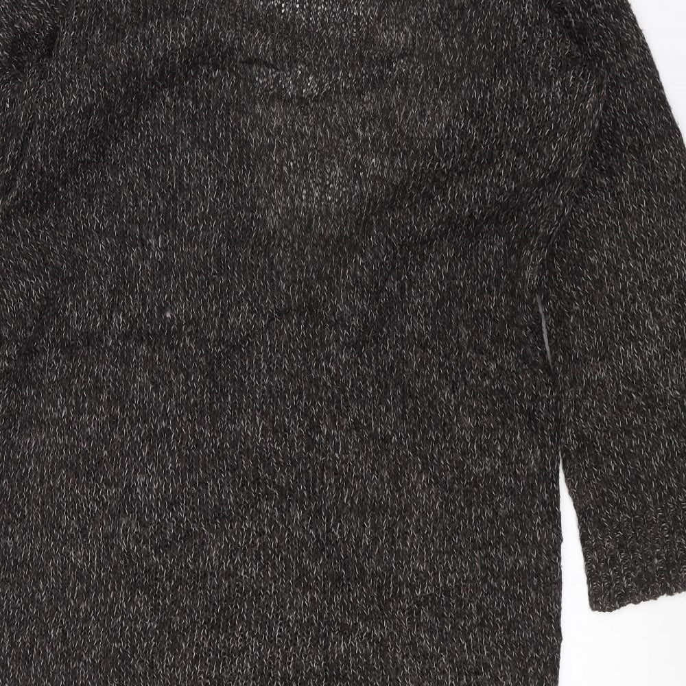 H&M Womens Black  Knit Jacket Coatigan Size S