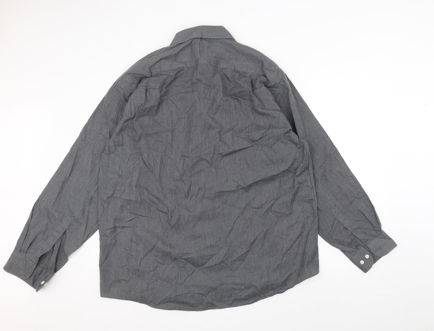 Marks and Spencer Mens Grey    Dress Shirt Size 17