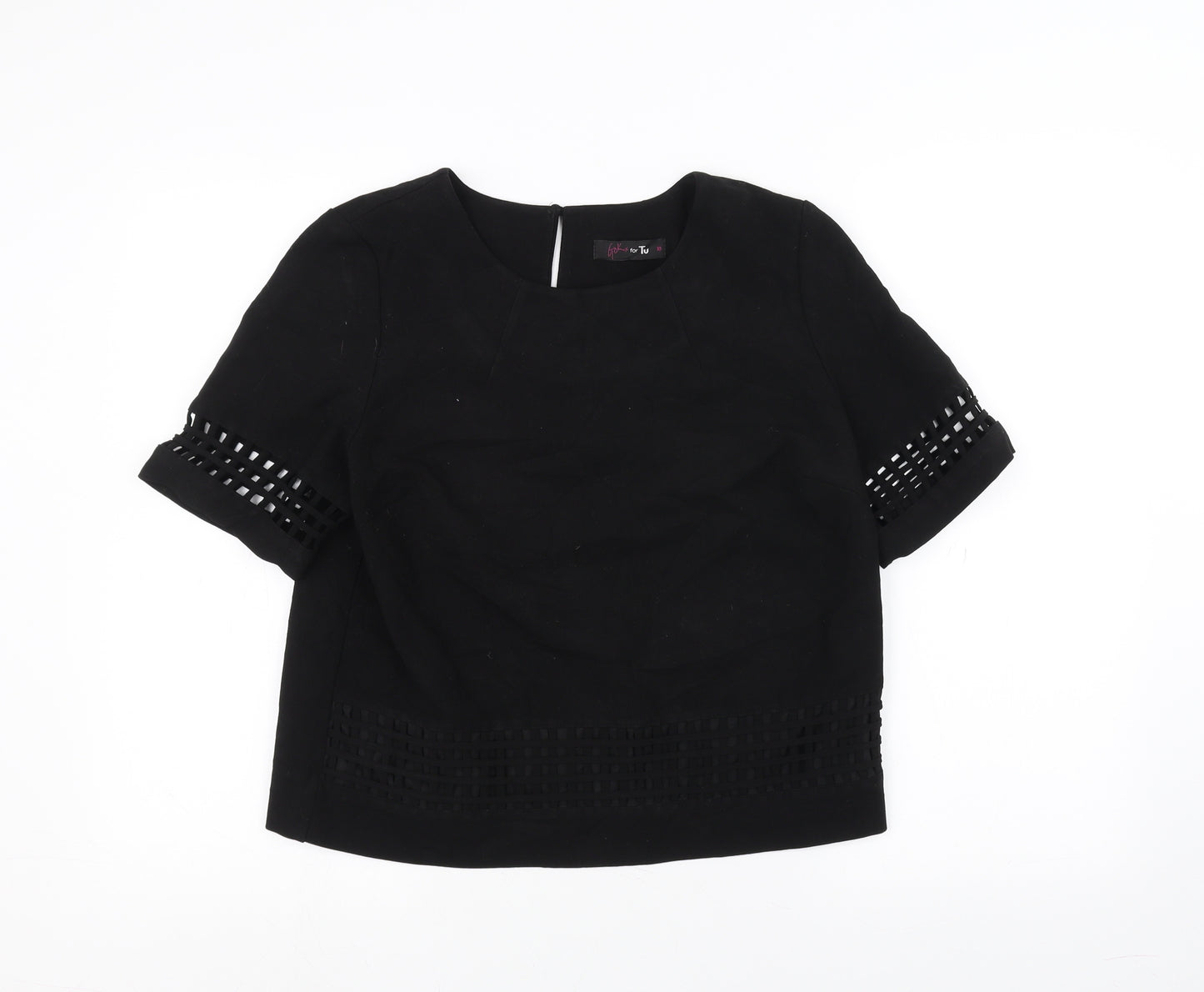 TU Womens Black   Pullover Jumper Size 10