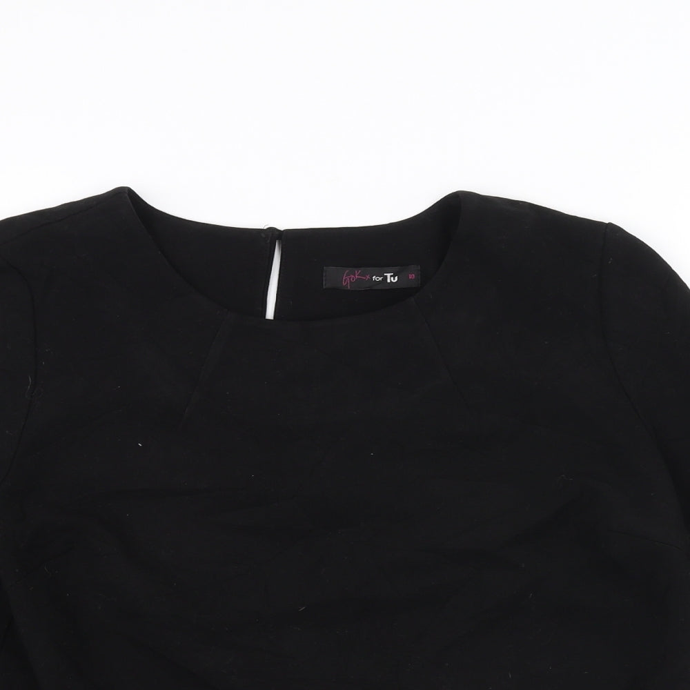 TU Womens Black   Pullover Jumper Size 10