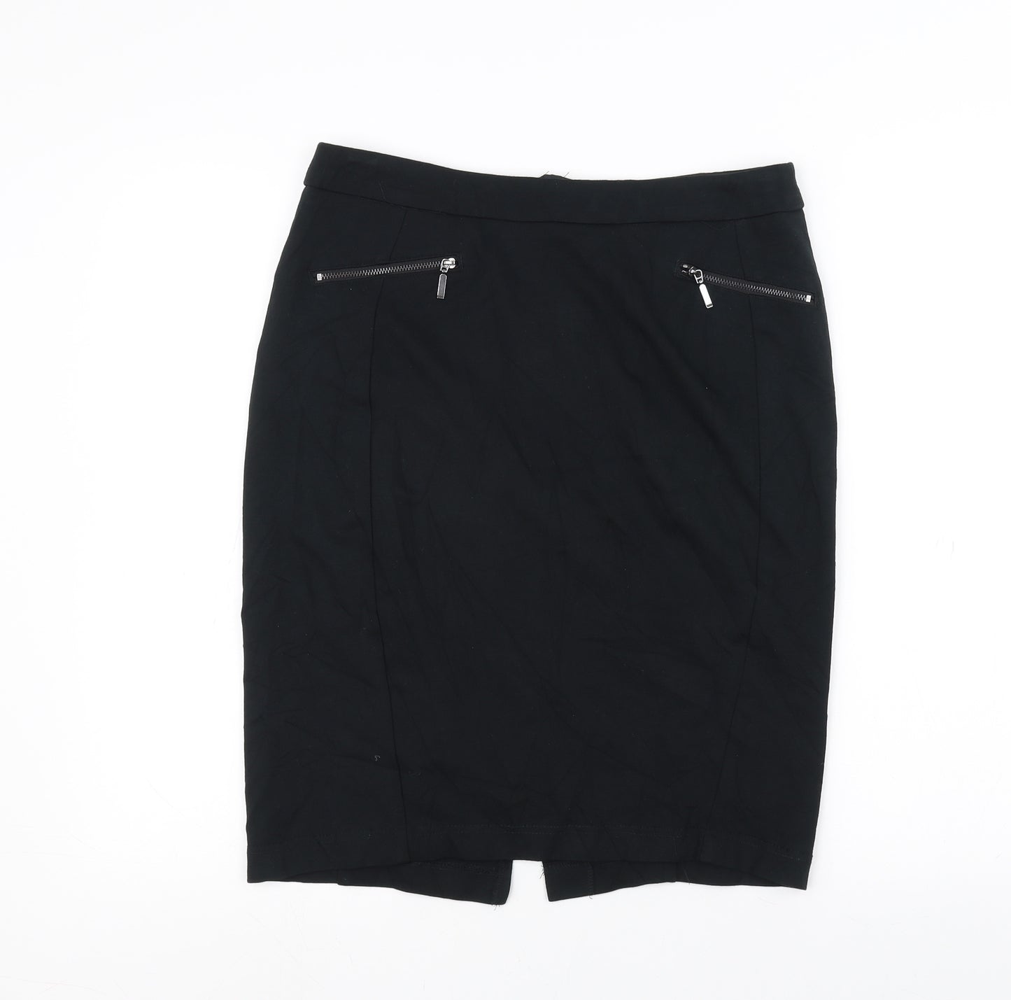 Marks and Spencer Womens Black   A-Line Skirt Size 12