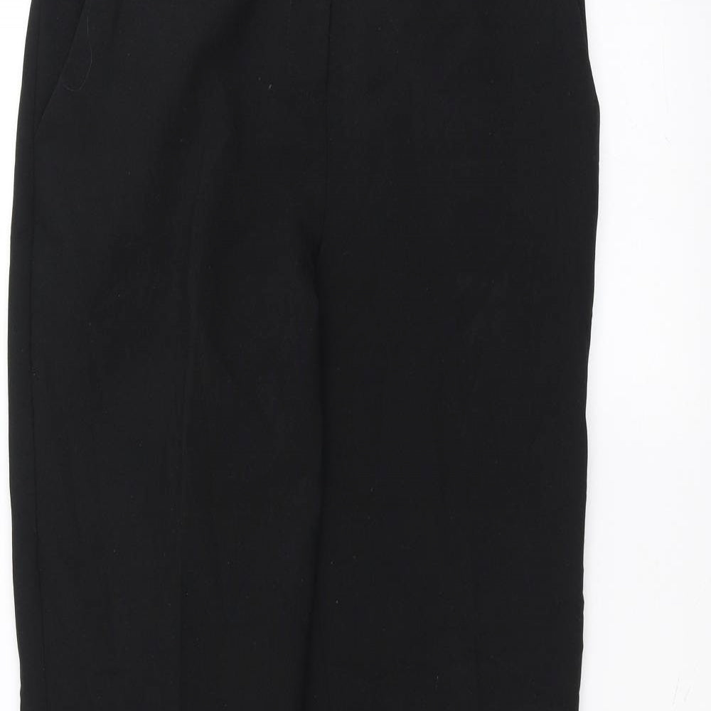 Peacocks Womens Black   Trousers  Size 10 L26 in