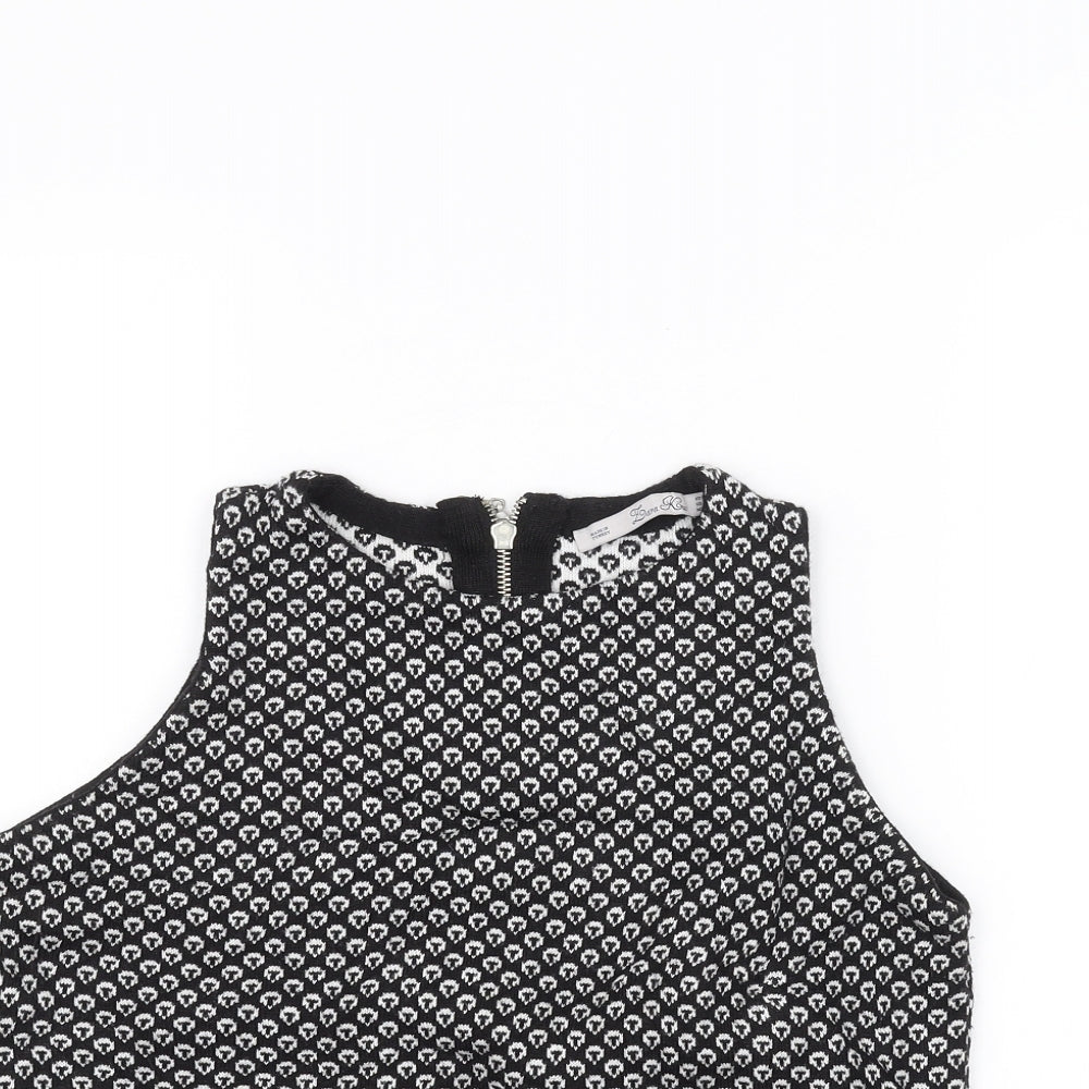 Zara Knit Womens Black   Basic T-Shirt Size S