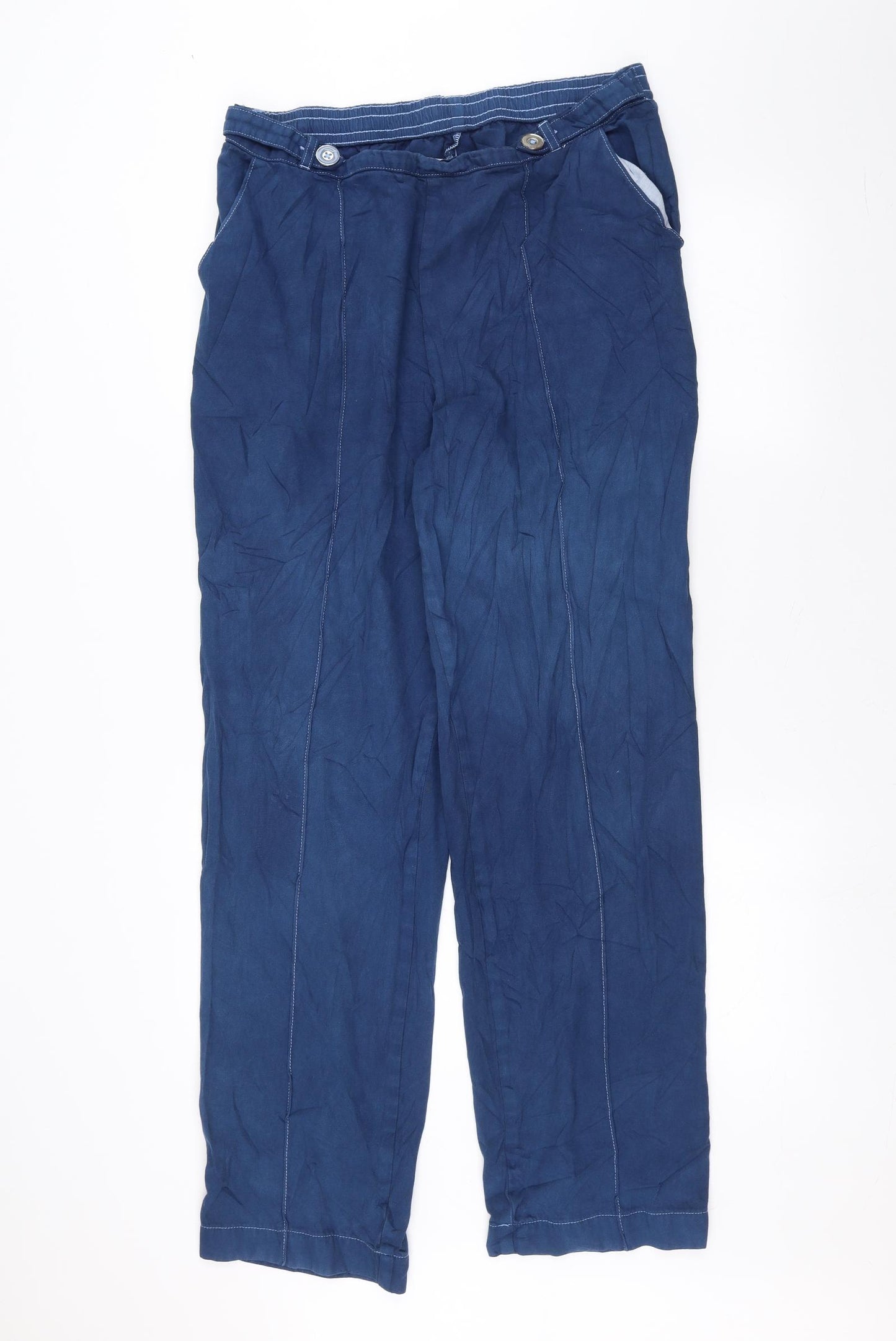 Marks and Spencer Womens Blue   Trousers  Size 16 L30 in