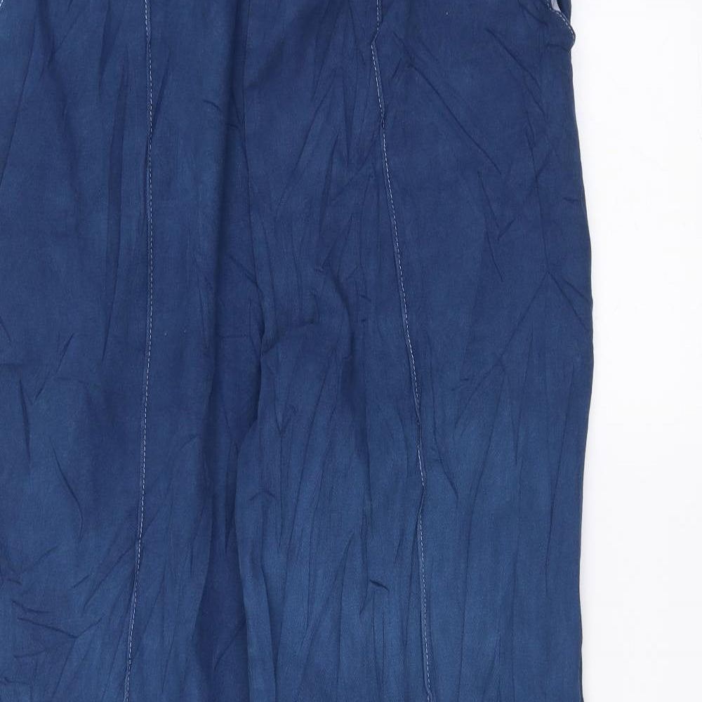 Marks and Spencer Womens Blue   Trousers  Size 16 L30 in