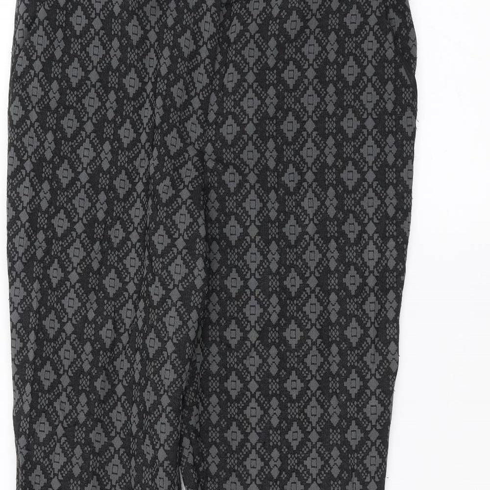 NEXT Womens Black   Trousers  Size 10 L26 in