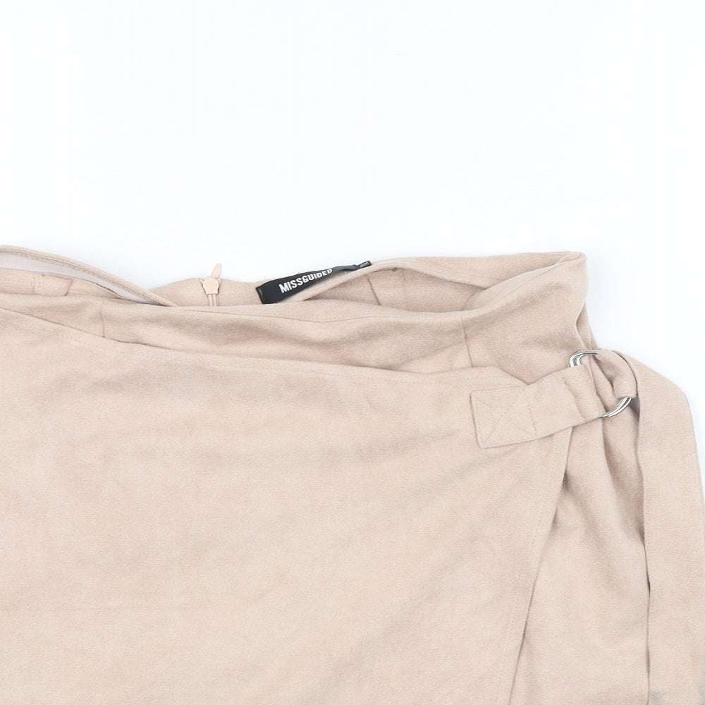 Missguided Womens Pink   A-Line Skirt Size 12