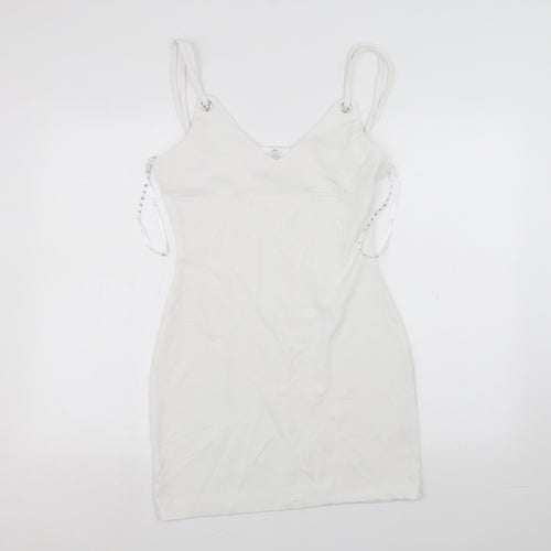 Missguided Womens White   A-Line  Size 10