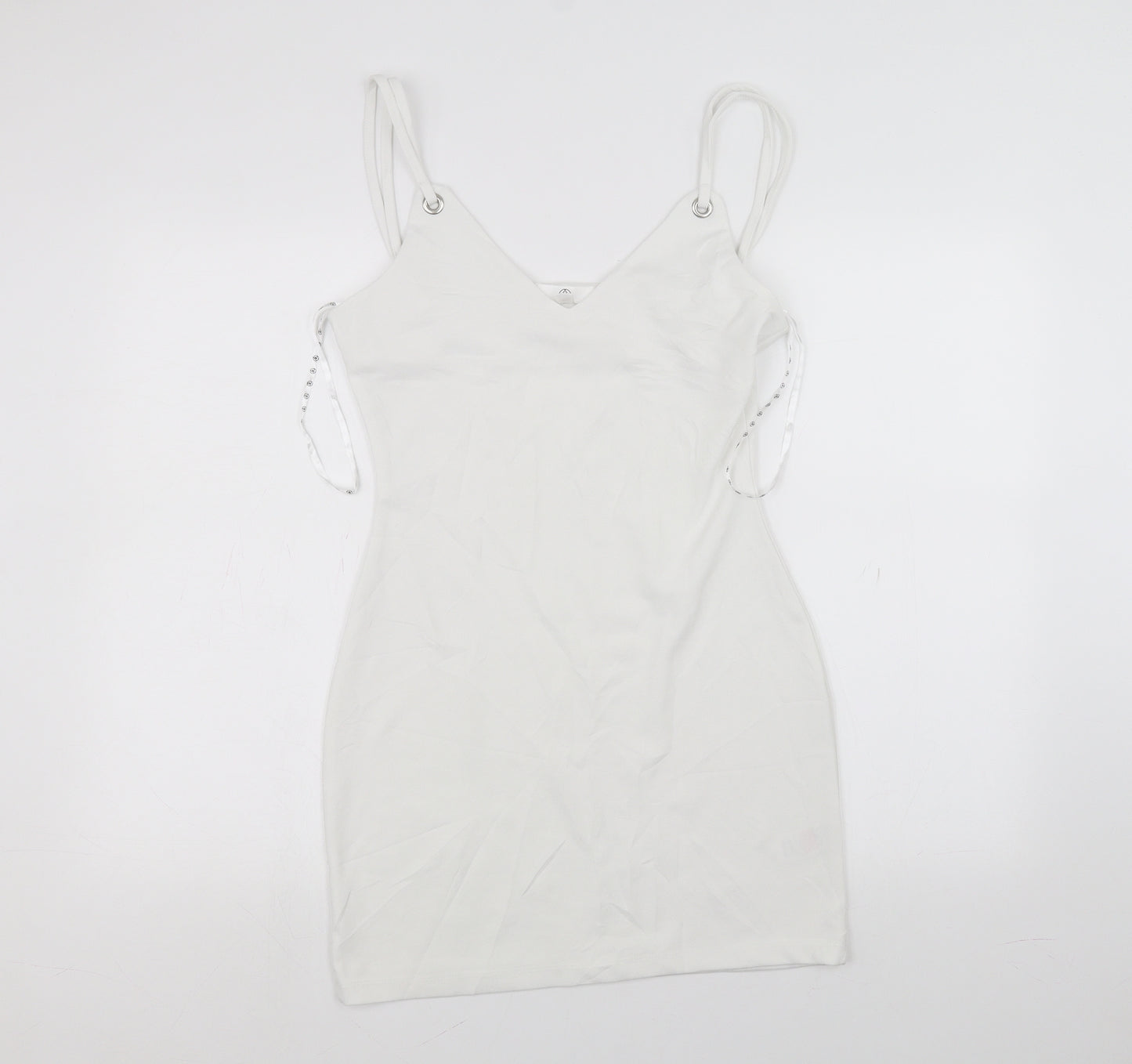 Missguided Womens White   A-Line  Size 10
