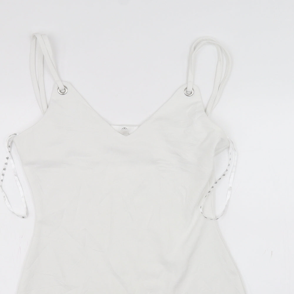 Missguided Womens White   A-Line  Size 10