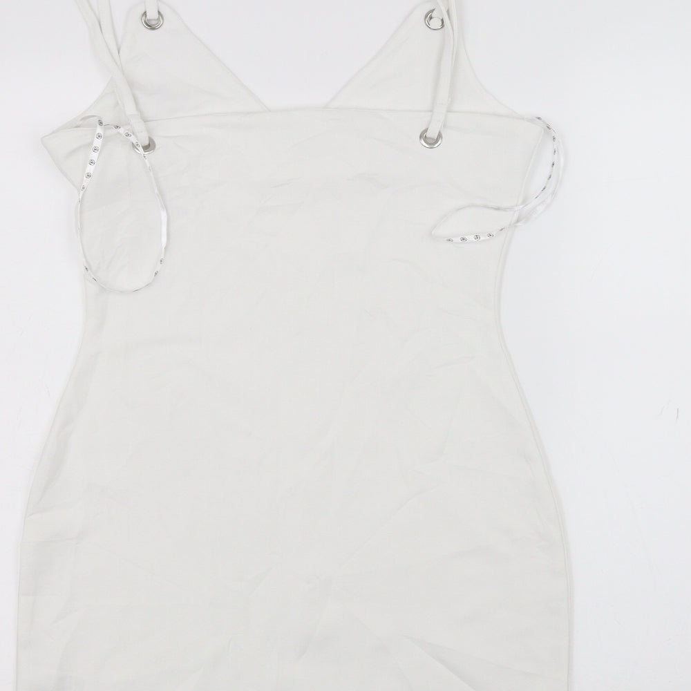 Missguided Womens White   A-Line  Size 10