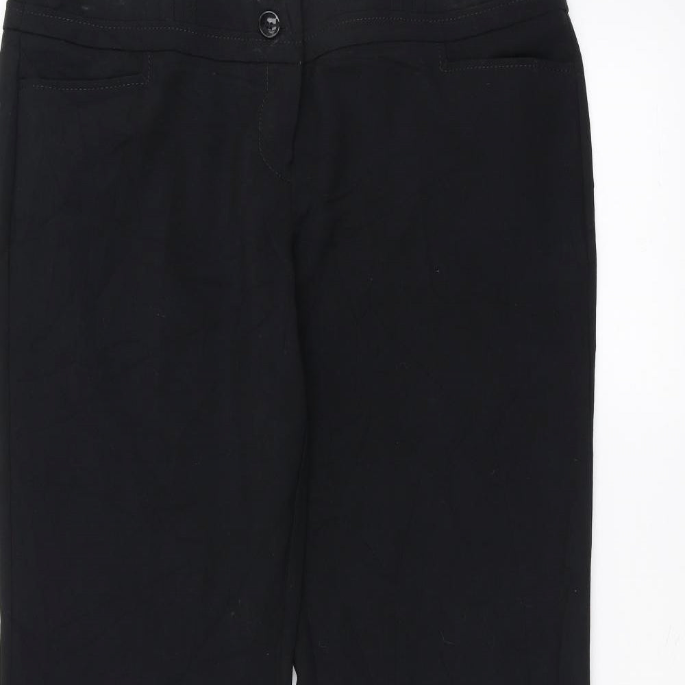 New Look Womens Black   Trousers  Size 16 L30 in
