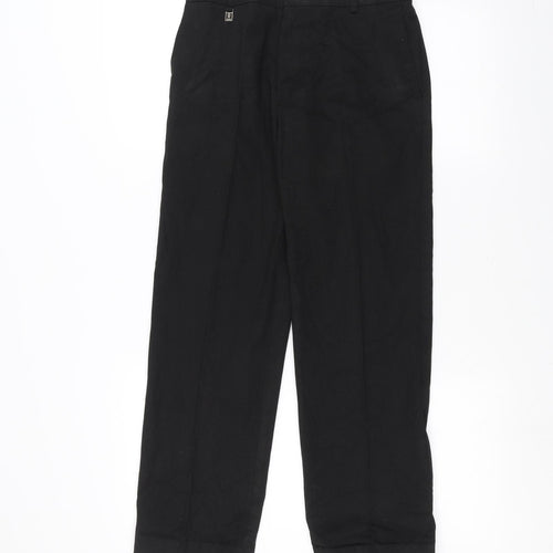 Preworn Girls Black   Dress Pants Trousers Size 14 Years