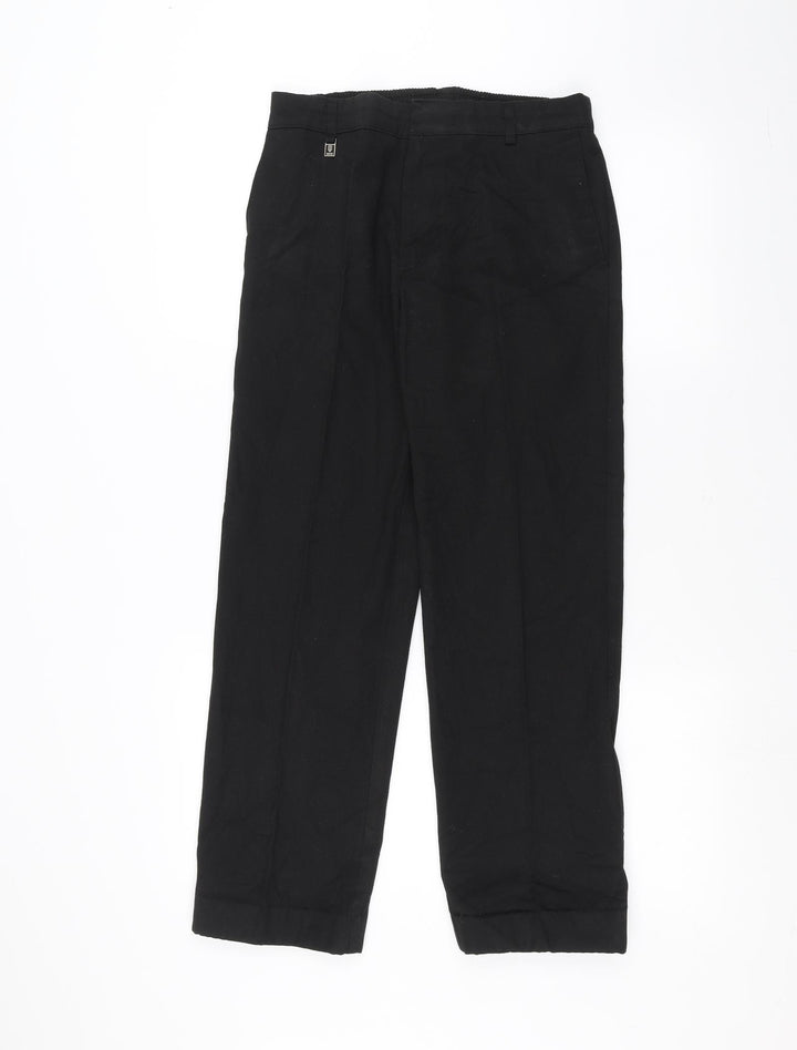 Preworn Girls Black   Dress Pants Trousers Size 14 Years