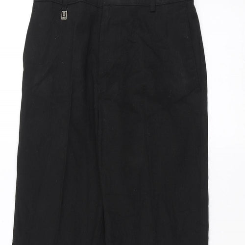 Preworn Girls Black   Dress Pants Trousers Size 14 Years