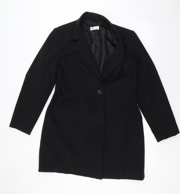 CONTEXT Womens Black Jacket Size 12