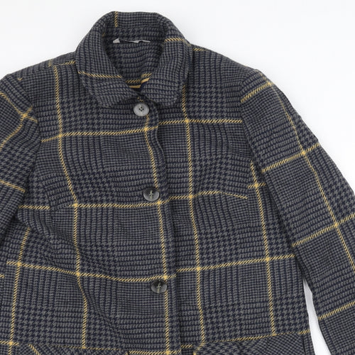 George Womens Blue   Overcoat Coat Size 14