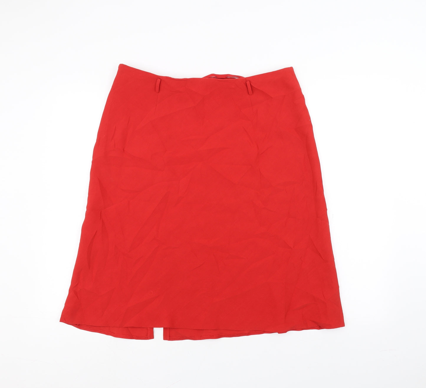 Planet Womens Red   A-Line Skirt Size 14