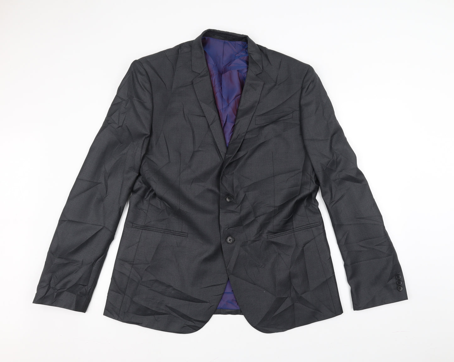 Marks and Spencer Mens Grey   Jacket Suit Jacket Size 44