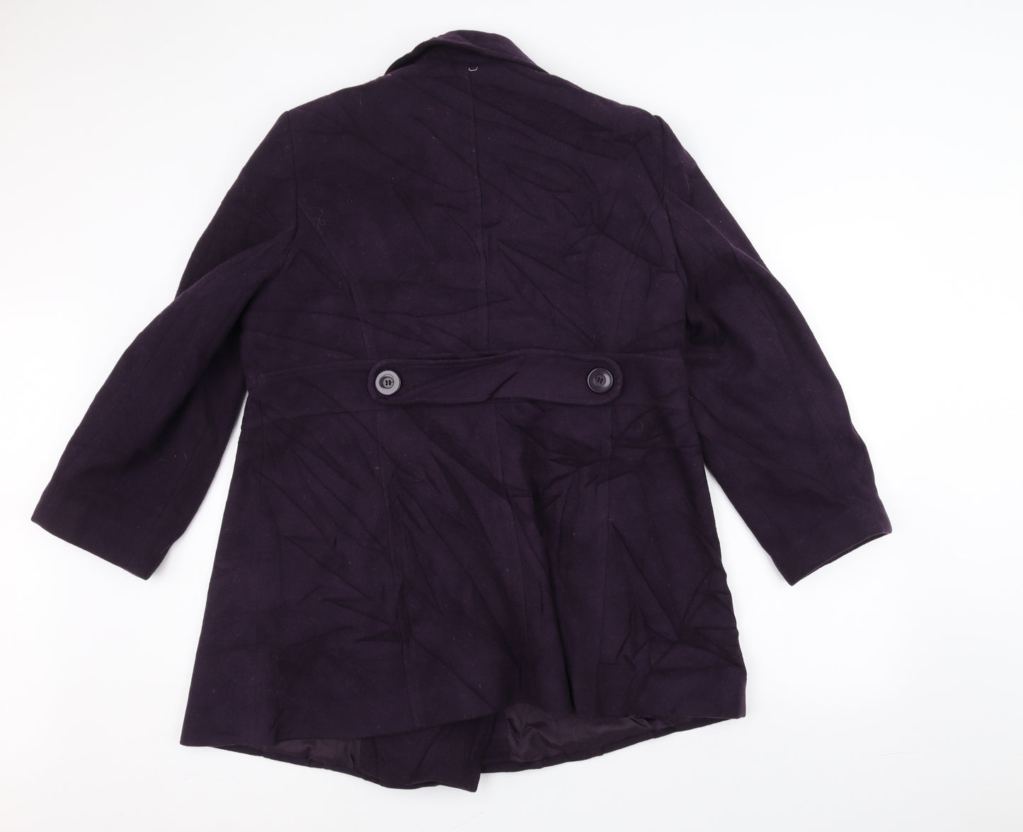 Autonomy Womens Purple   Overcoat Coat Size 18