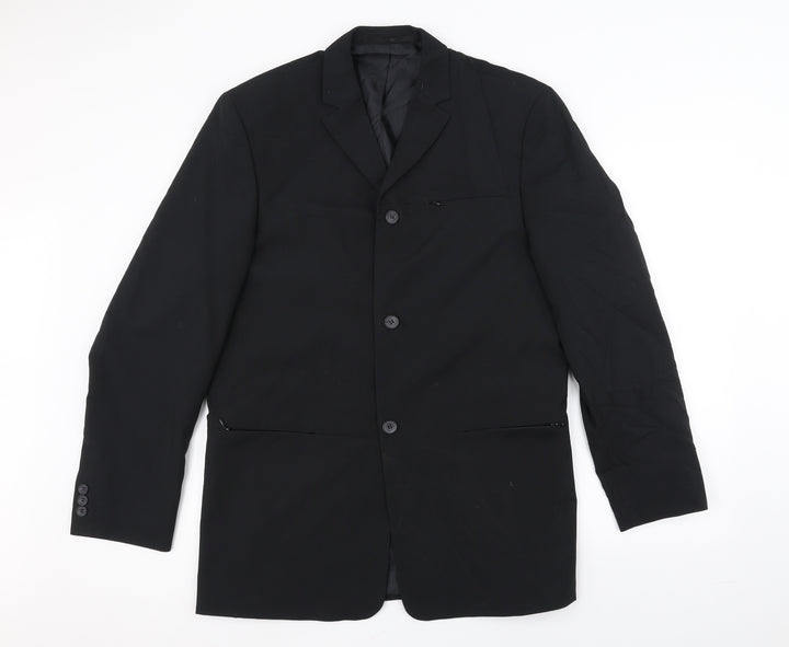 John Devin Mens Black   Jacket  Size 38