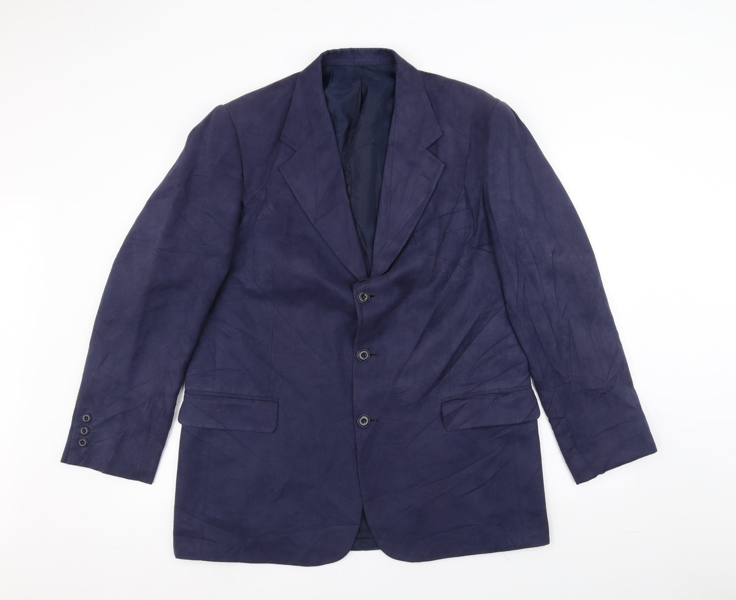 Milano Mens Blue   Jacket Suit Jacket Size 38