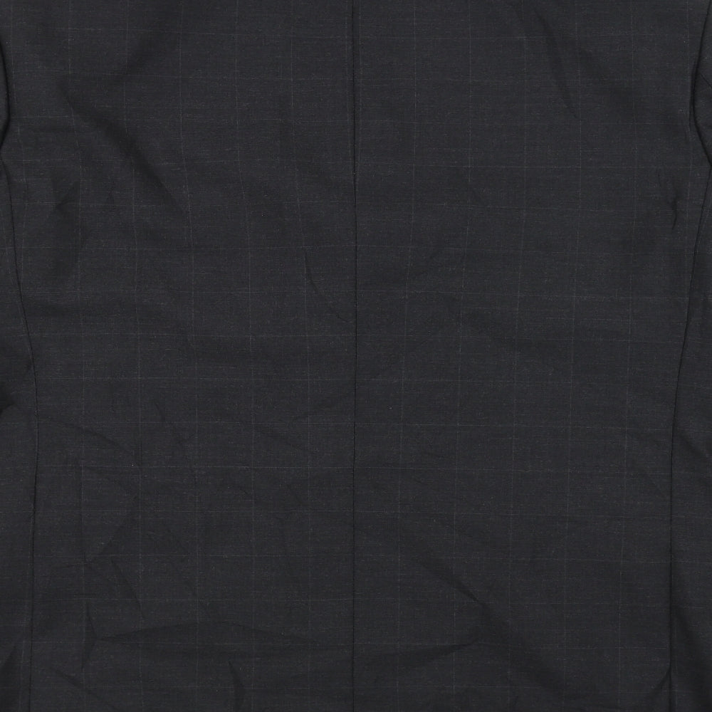 REMUS Mens Black   Jacket Suit Jacket Size 42