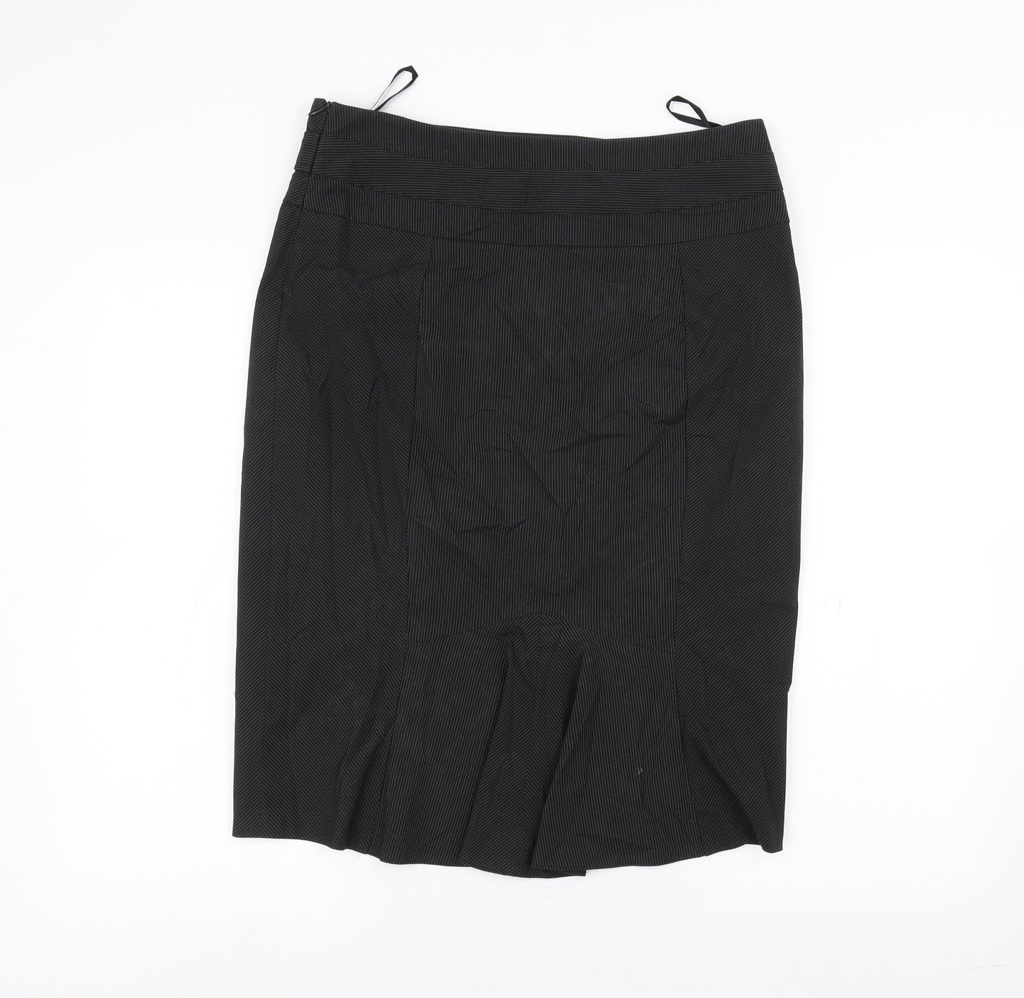 Debinhams Womens Black   A-Line Skirt Size 12