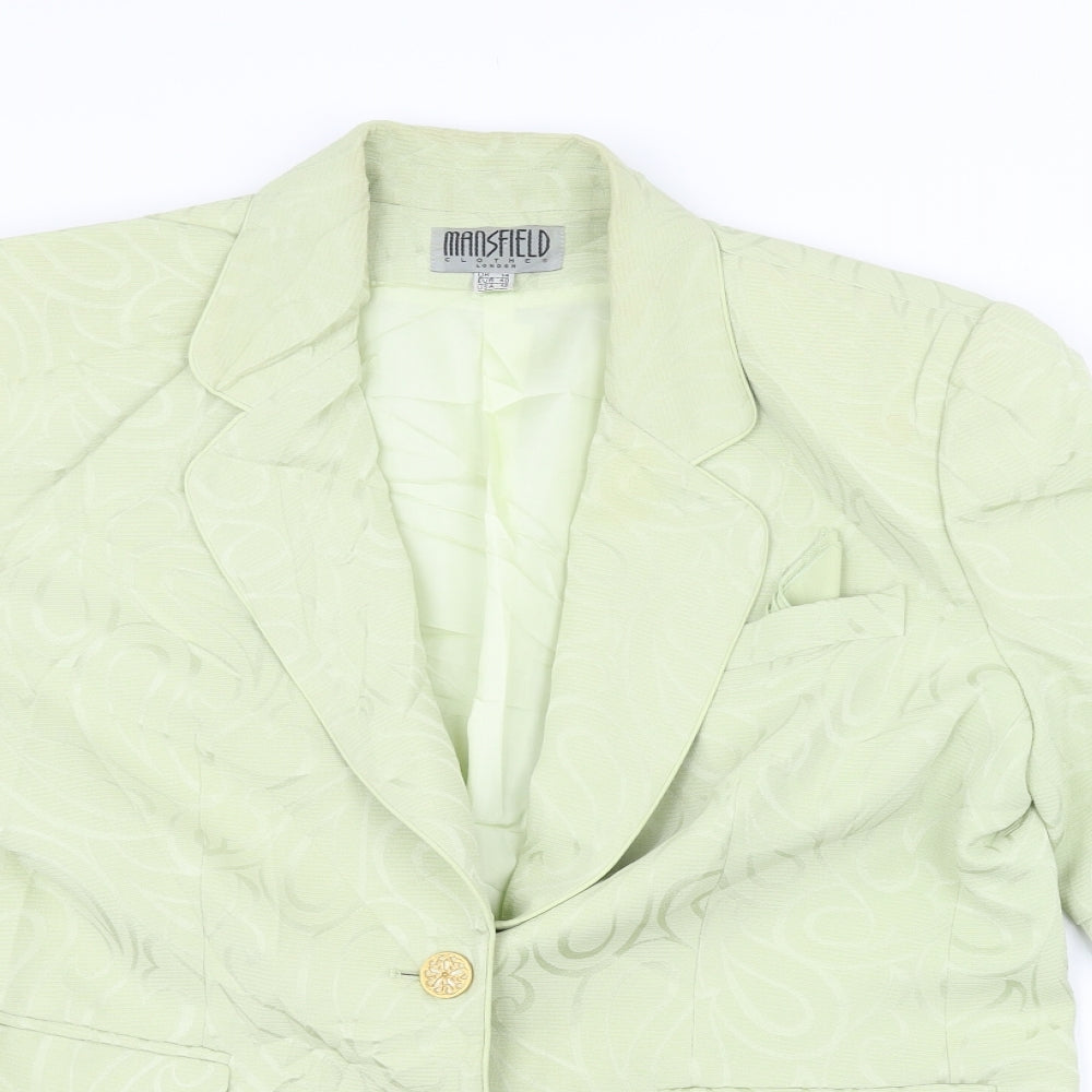 Mansfield Womens Green   Jacket  Size 14