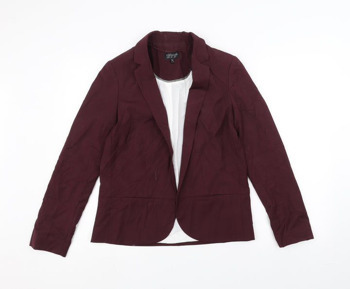 Topshop Womens Purple Jacket Size 8