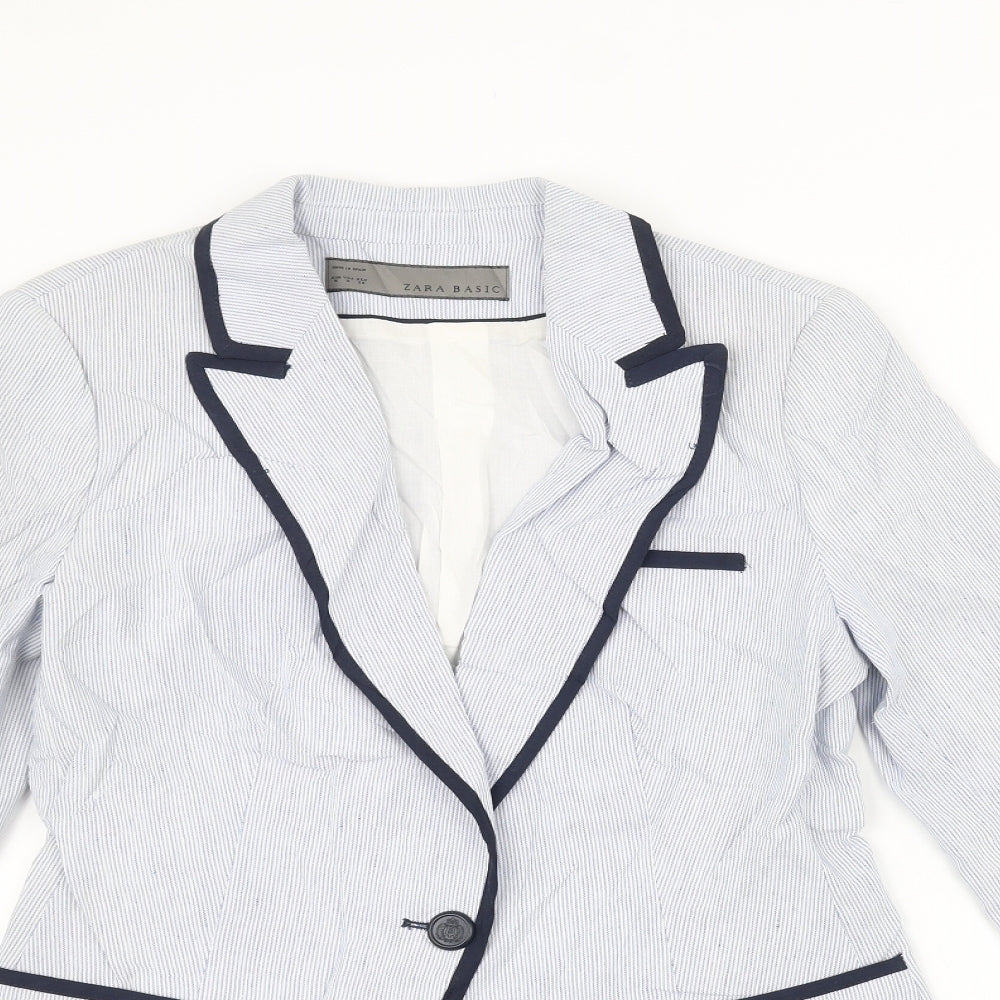 Zara Womens Blue   Jacket  Size M