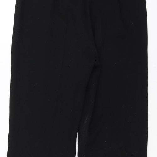 Preworn Womens Black   Trousers  Size 10 L26 in